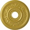 Ekena Millwork Genevieve Ceiling Medallion (Fits Canopies up to 3 1/2"), 16 1/8"OD x 3 1/2"ID x 7/8"P, Rich Gold CM16GNRGS - alternate 1